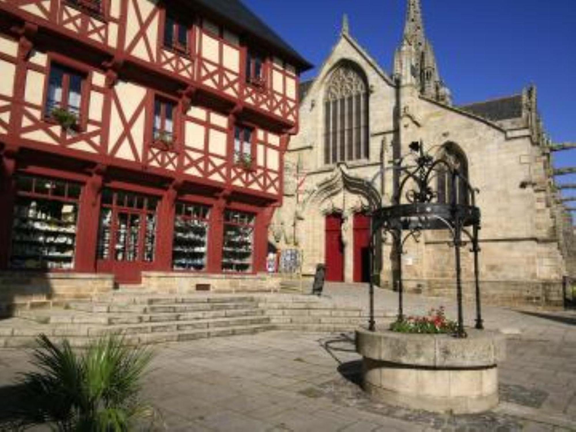 Maison Josselin Proche Chateau Luaran gambar